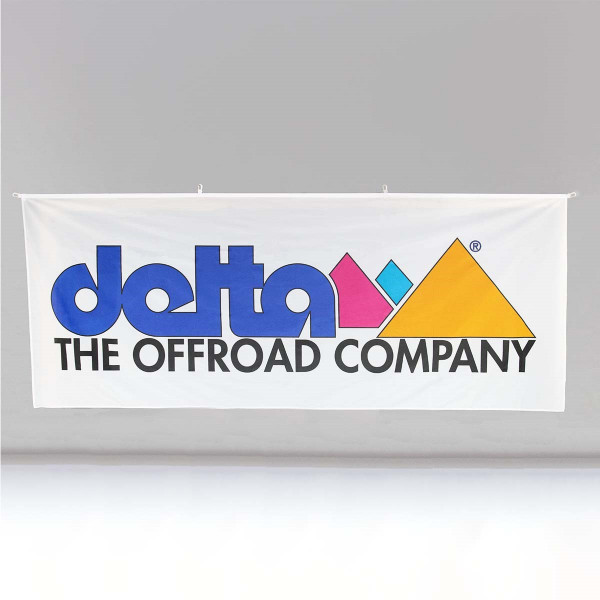 Flagge "delta4x4" Logo farbig